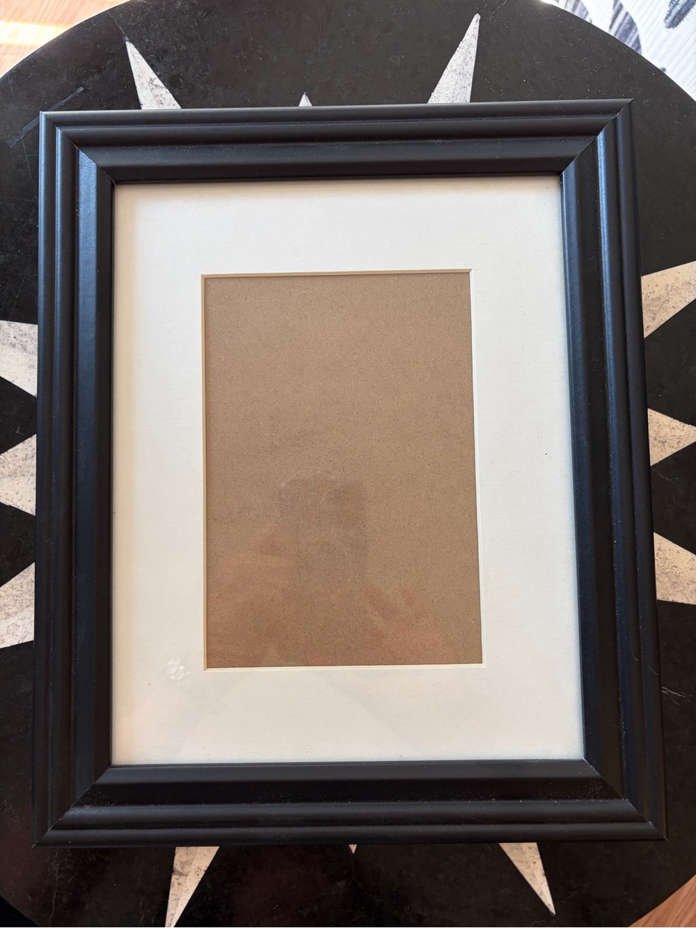 Classic Black Photo Frame with White Mat